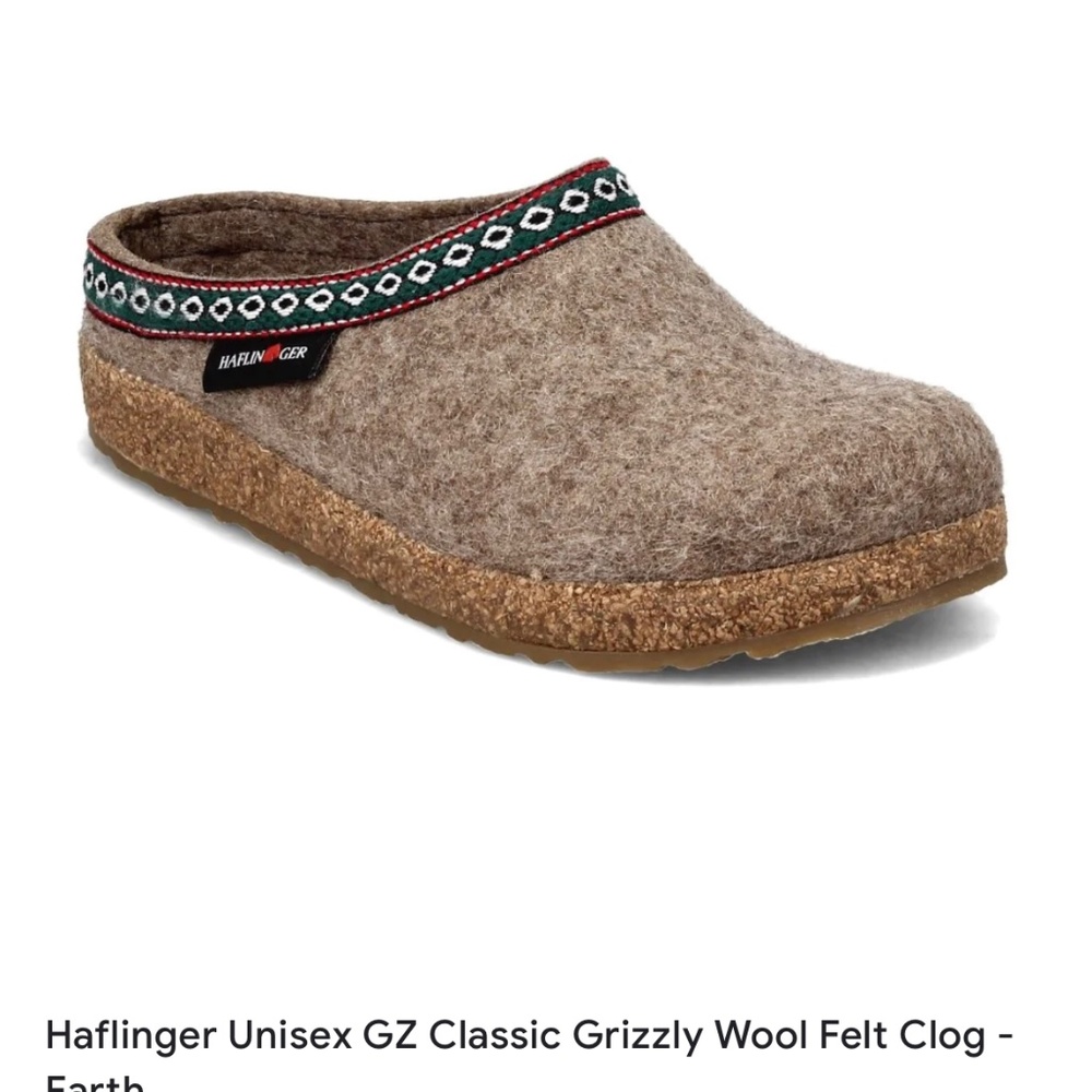 Haflinger, Grizzly Classic Wool Clog